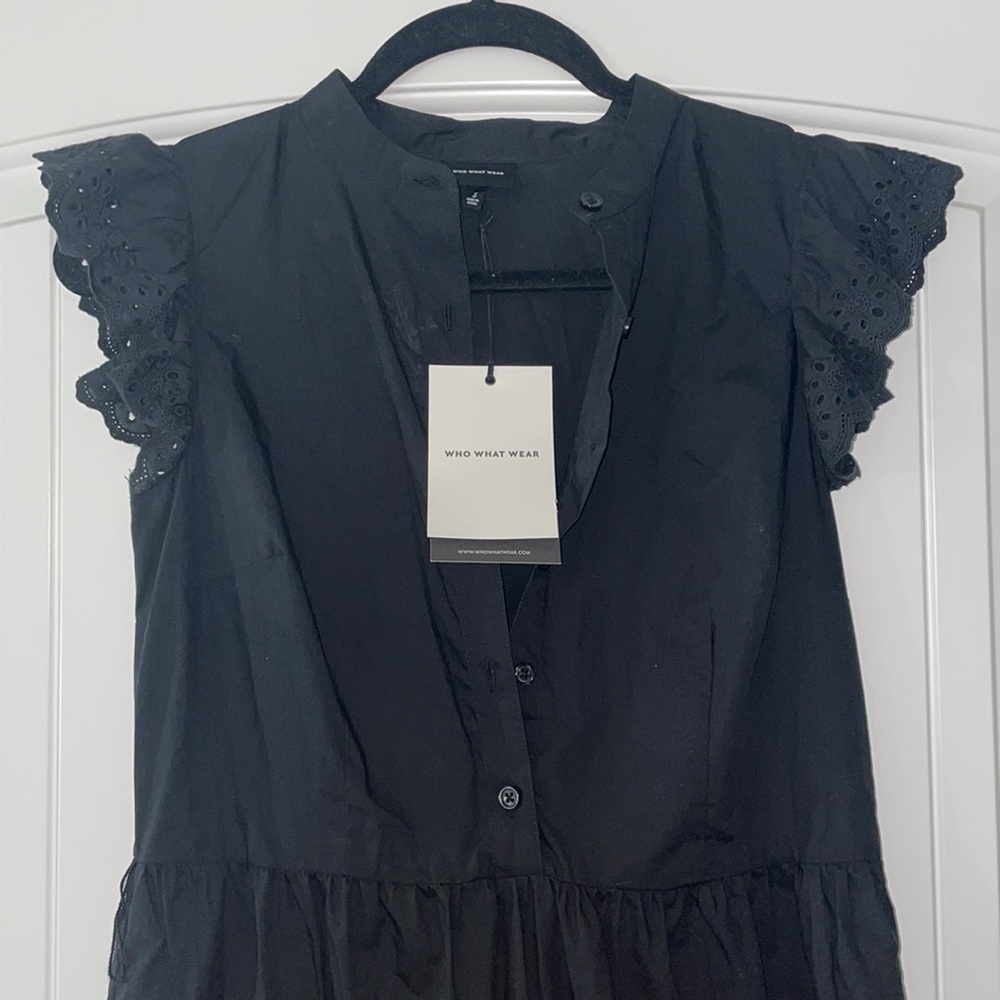 Who What Wear Black Maxi Dress